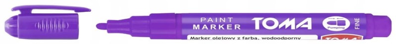 Marker olejowy fioletowy TOMA T0-441 1,5MM TO-441 MAZAK PISAK