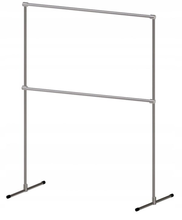 STOJAK WIESZAK NA ODZIEŻ WIESZAKI REGAŁ 1,5x1,8m