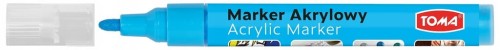 MARKER AKRYLOWY TOMA 2,5mm JASNONIEBIESKI TO-402 MAZAK PISAK