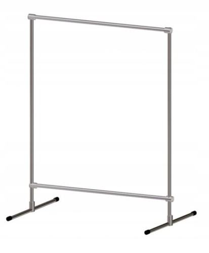 Stojak Sklepowy Wieszak na Odzież 150x120x60 cm