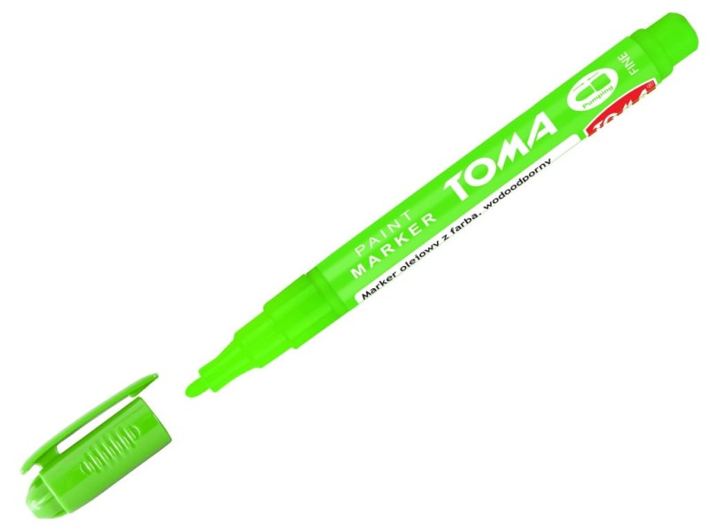 MARKER OLEJOWY OLEJNY TOMA TO-441 zielony neon MAZAK PISAK