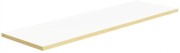 Biało złota płyta meblowa laminowana docięta półka 100x30 cm
