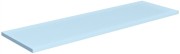 Niebieska półka meblowa laminowana do pokoju dziecięcego 100x30 cm