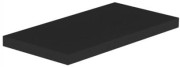 Antracytowa półka ścienna wisząca 30x15 cm ukryty montaż na ścianę