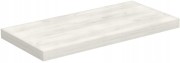 Półka wisząca Dąb Craft Biały 30x15 cm niewidoczne mocowanie
