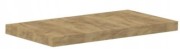 Półka wisząca Dąb Craft Złoty 30x15 cm floating shelf do salonu