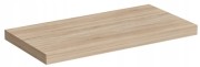 Klasyczna półka wisząca Dąb Sonoma 30x15 cm bez widocznych mocowań