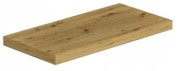 Drewnopodobna półka ścienna Dąb Wotan 30x15 cm ukryty montaż