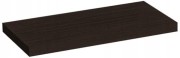 Ciemna półka ścienna Wenge Luizjana 30x15 cm ukryty montaż
