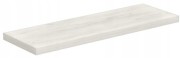 Półka wisząca Dąb Craft Biały 45x15 cm niewidoczne mocowanie