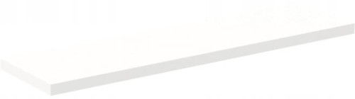 Biała półka wisząca ścienna z ukrytym mocowaniem 60x15 cm floating shelf