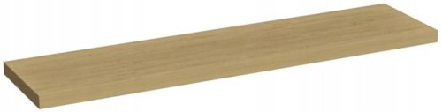 Półka ścienna wisząca Dąb Kamienny 60x15 cm ukryte wsporniki