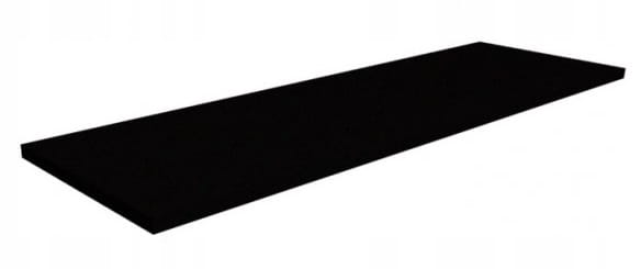 Półka Meblowa do Szafy Regału 100×30 Płyta 18 mm Czarna Mat