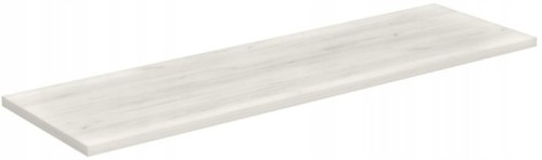 Biała drewnopodobna półka meblowa 100x30 cm Dąb Craft Biały