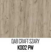 Szary dekor drewna Dąb Craft Szary płyta meblowa 18 mm