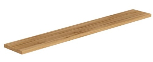 Półka wisząca Dąb Wotan 100x15 cm ukryty montaż na ścianę