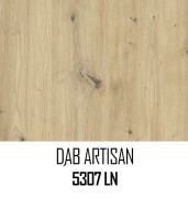 Komplet 3 półek ściennych Dąb Artisan z ukrytym mocowaniem ramiona bolce