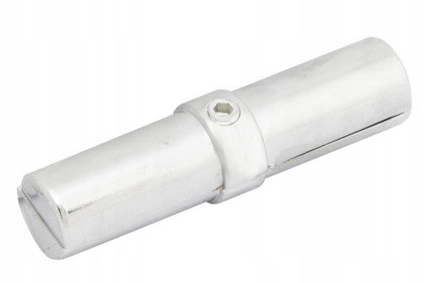 Metalowa chromowana złączka przedłużka z kołnierzem do rury fi 25 mm