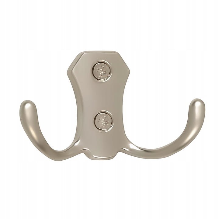 WIESZAK MEBLOWY ŚCIENNY PODWÓJNY ŚREDNI SATYNOWY SATYNA 1szt