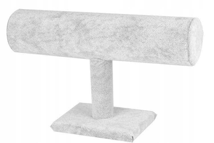 EKSPOZYTOR WAŁEK NA BRANSOLETKI POJEDYNCZY SZARY