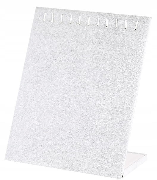 EKSPOZYTOR STOJAK NA ŁAŃCUSZKI BRANSOLETKI SZARY