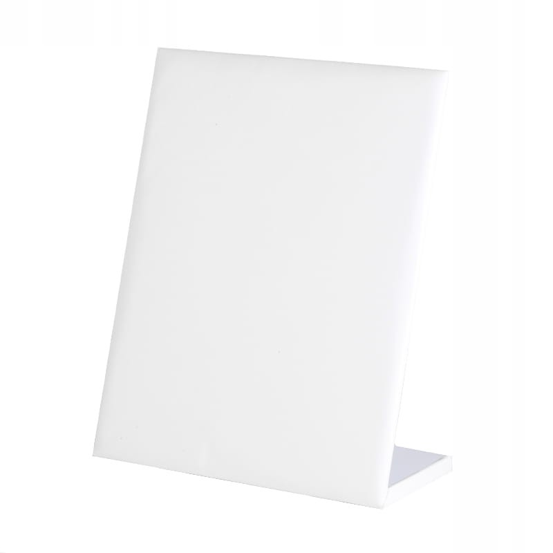 EKSPOZYTOR STOJAK NA PIERŚCIONKI KOLCZYKI BIAŁY