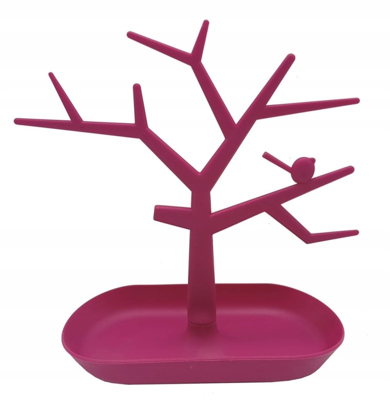 EKSPOZYTOR STOJAK DRZEWKO KOLCZYKI BIŻUTERIĘ RÓŻ