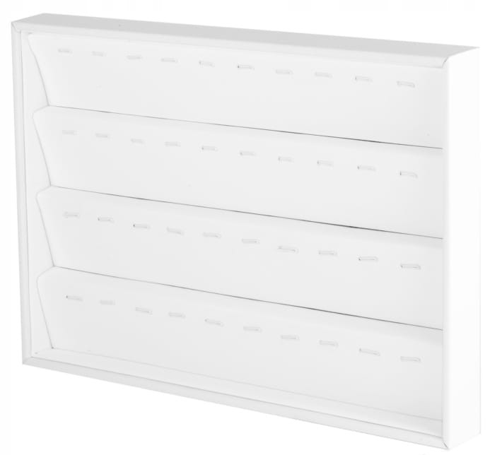 EKSPOZYTOR TACKA NA KOLCZYKI Z HACZYKAMI BIAŁA