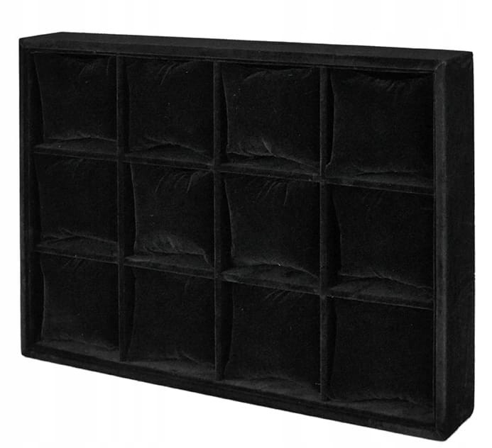 EKSPOZYTOR TACKA NA ZEGARKI BRANSOLETKI CZARNA