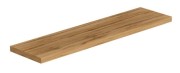 Drewnopodobna półka wisząca Dąb Wotan 60x15 cm bez widocznych mocowań