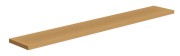 Półka wisząca ścienna 100x15 cm buk niewidoczny montaż