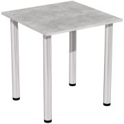 stół stolik 70x70 beton nogi chrom