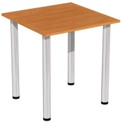 stół stolik 70x70 olcha nogi chrom