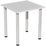 stół stolik 70x70 szary nogi chrom