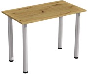 stół stolik 100x60 dąb artisan nogi chrom