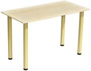 Stół stolik 120x60 klon złote nogi