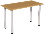 Stół stolik 120x60 buk nogi chrom