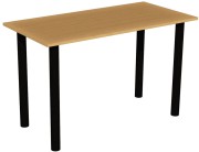 Stół stolik 120x60 buk nogi czarne