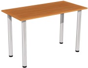 Stół stolik 120x60 olcha nogi chrom