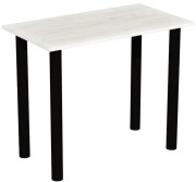 Stół stolik 90x50 dąb craft biały nogi czarne