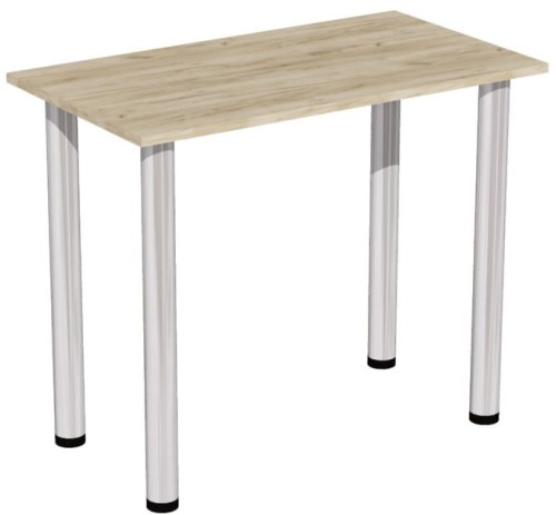 Stół stolik 90x50 Dąb craft szary nogi chrom