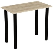 Stół stolik 90x50 dąb craft szary nogi czarne